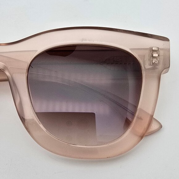 Thierry Lasry Gambly 1705 Crystal Peach Frame Brown Lens Cat Eye Sunglasses 49mm - Picture 11 of 12